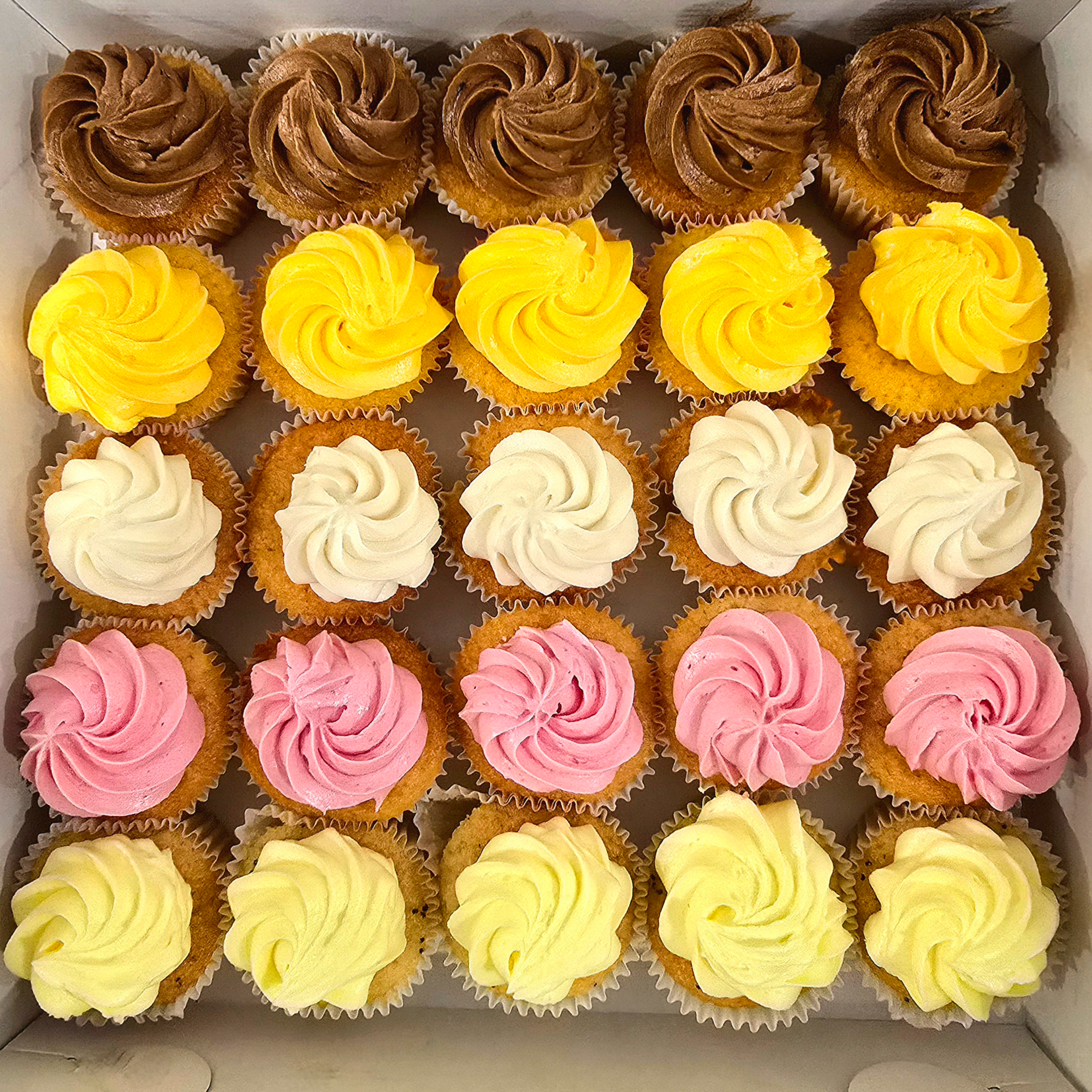 MINI GF CUPCAKES MIXED BOX25