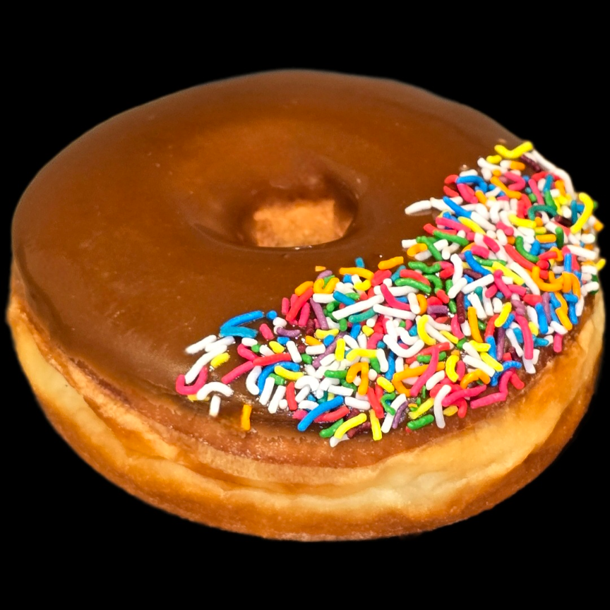 CHOCOLATE ICED DONUT