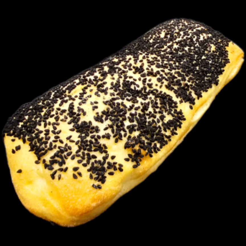 BLACK FENNEL SEED ARTISAN CIABATTA ROLL