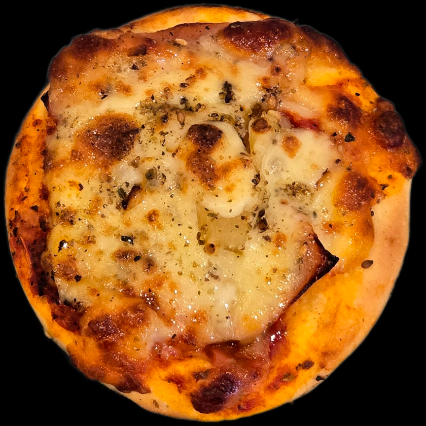 HAM & PINEAPPLE PIZZA MINI'S PK12