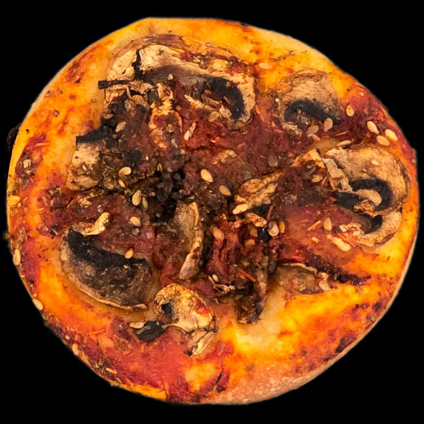 MUSHROOM PIZZA MINI'S PK12 VEGAN