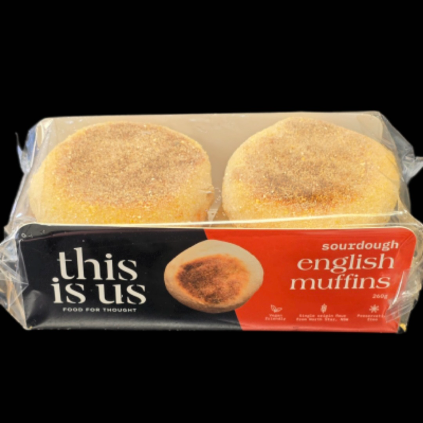 SOURDOUGH ENGLISH MUFFIN PK4