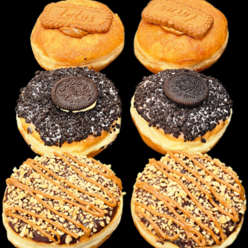 PREMIUM LARGE FILLED BALL DONUTS BOX6 