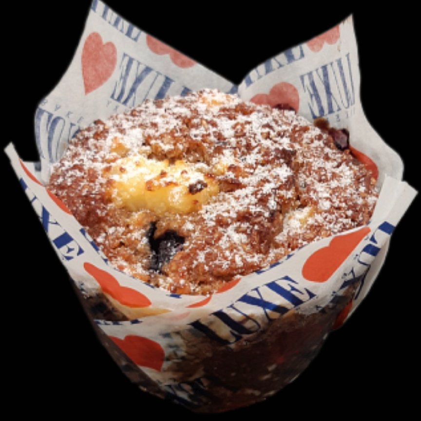RICOTTA & BLUEBERRY BRAN MUFFIN