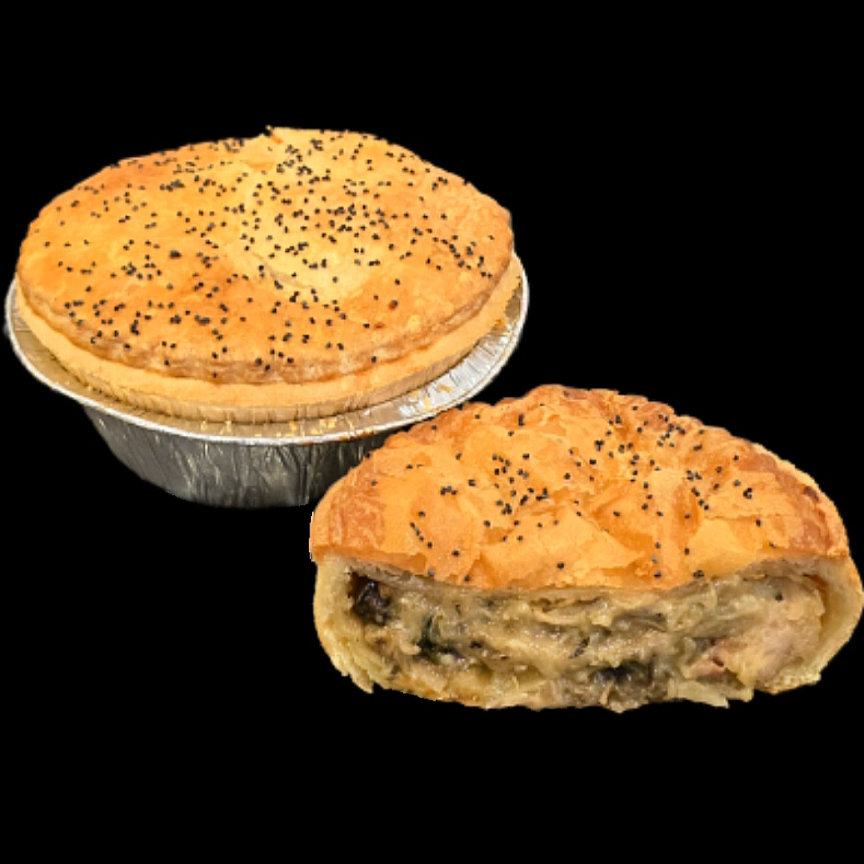 PREMIUM CHICKEN LEEK & MUSHROOM PIE (BOX4)