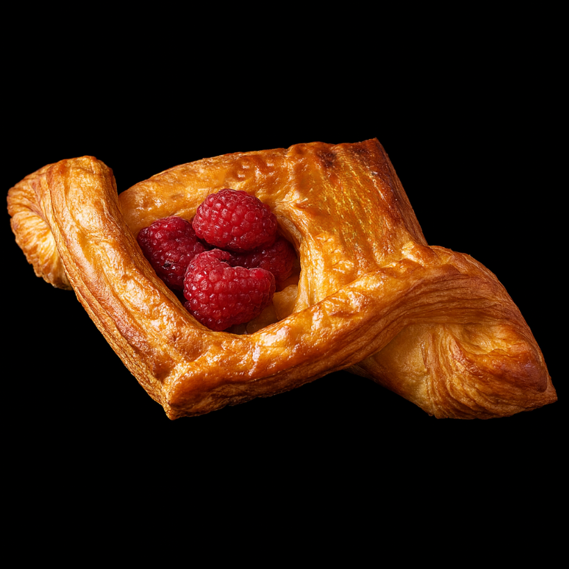 LARGE DIAMOND DANISH RASPBERRY