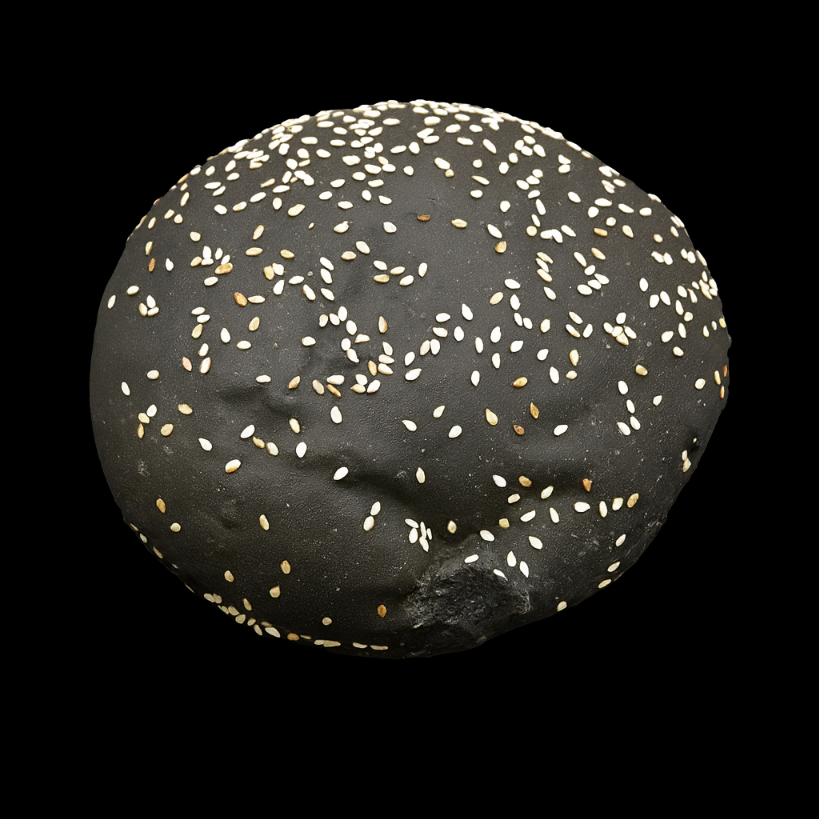 CHARCOAL MILK BUNS PK6