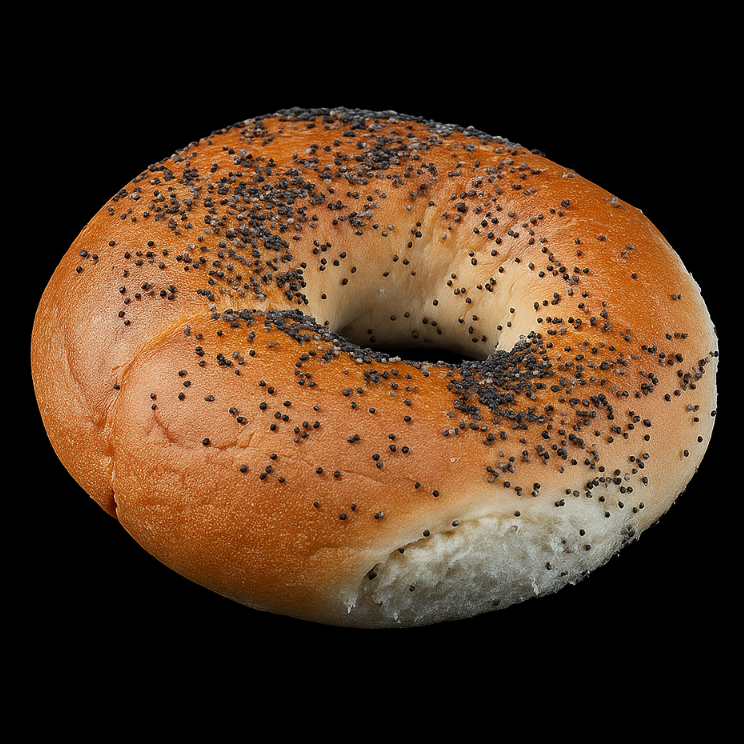POPPY SEED BAGEL 120G