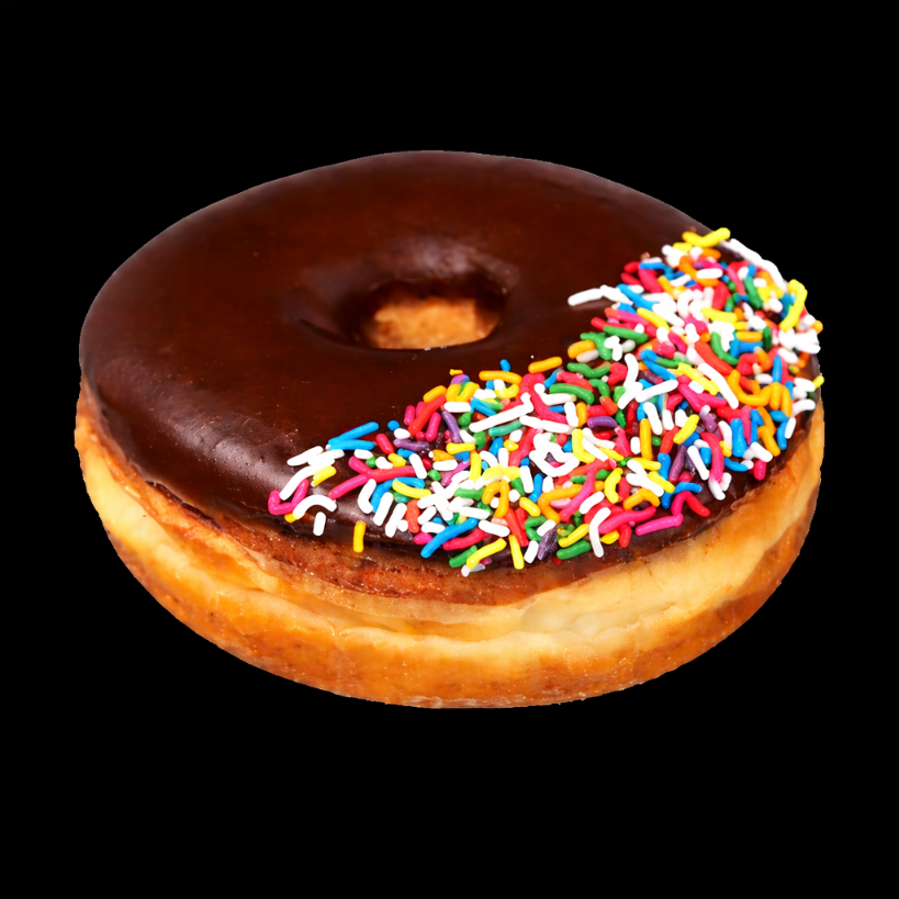 CHOCOLATE ICED DONUT