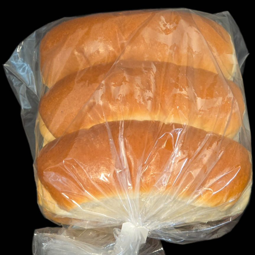 LONG POTATO BUNS PK6