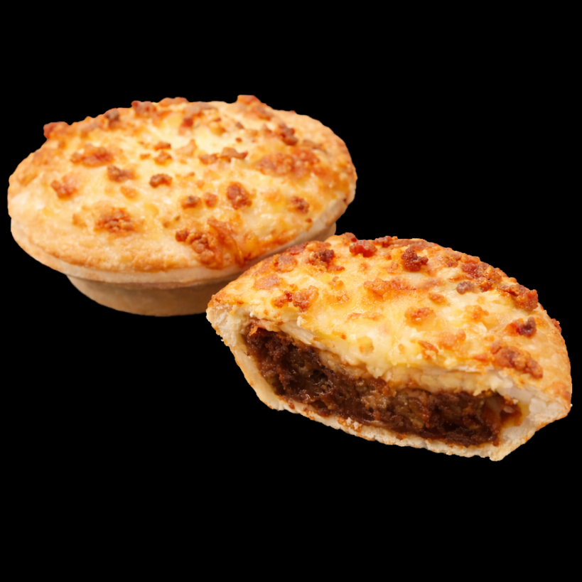 PREMIUM BEEF CHEESE & BACON PIE BOX4