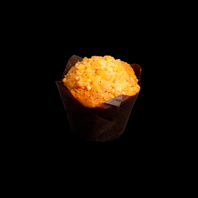 MINI MUFFINS HIGH TOP ORANGE & POPPY
