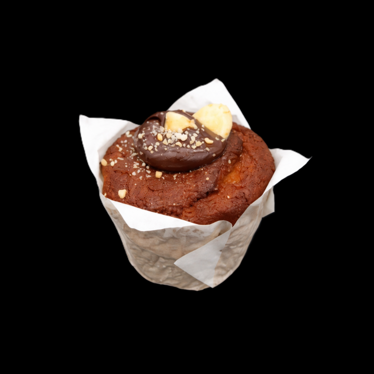 BANANA, HAZELNUT & NUTELLA MUFFIN BOX6 (GF)