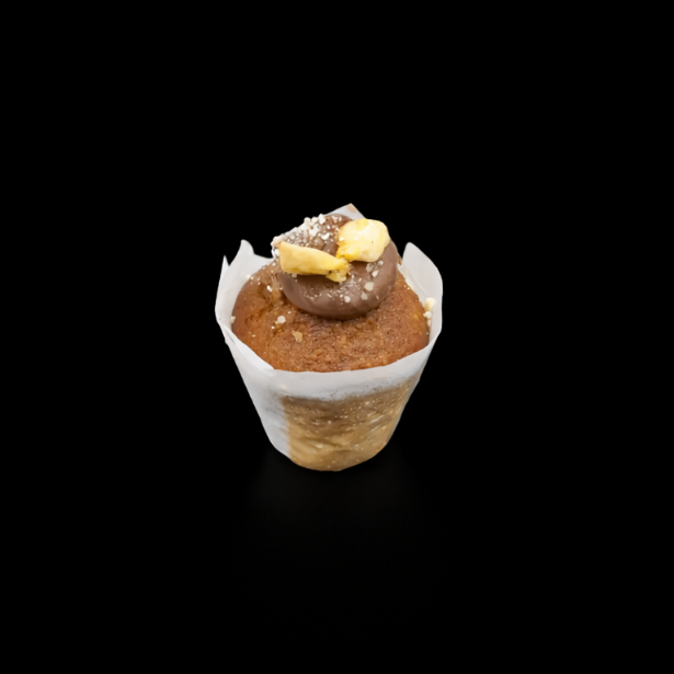 MINI BANANA, HAZELNUT & NUTELLA MUFFIN BOX12 (GF)