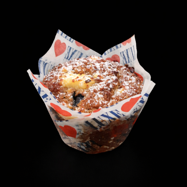 RICOTTA & BLUEBERRY BRAN MUFFIN