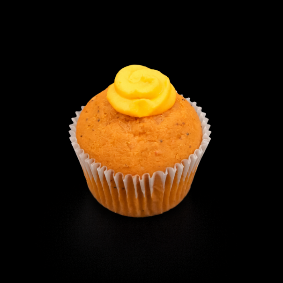 TOPPED MINI MUFFIN ORANGE & POPPY BOX6