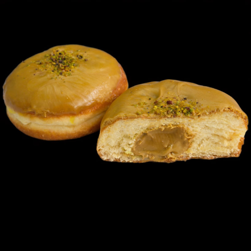 PREMIUM LARGE PISTACHIO FILLED BALL DONUTS BOX6