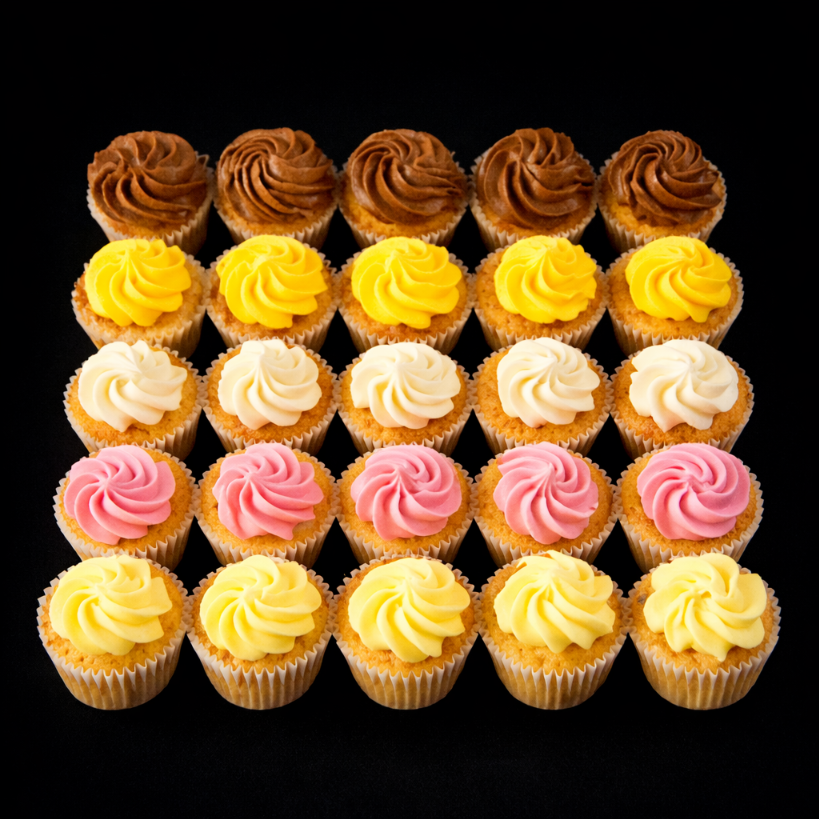 MINI GF CUPCAKES MIXED BOX25