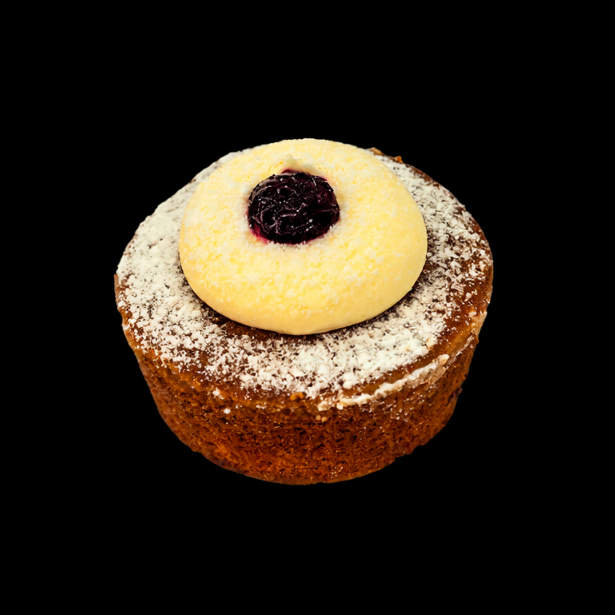 LEMON & BLACKCURRANT CAKE BOX6 (GF)