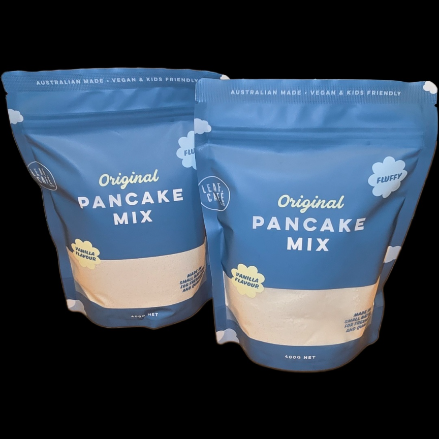 LEAF CAFE  PANCAKE VANILLA MIX 400G BOX 24
