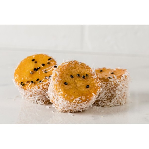 Individual Coconut & Passionfruit Polenta Cake GF - Box of 6_image_Cremorne Street Bakers_order now
