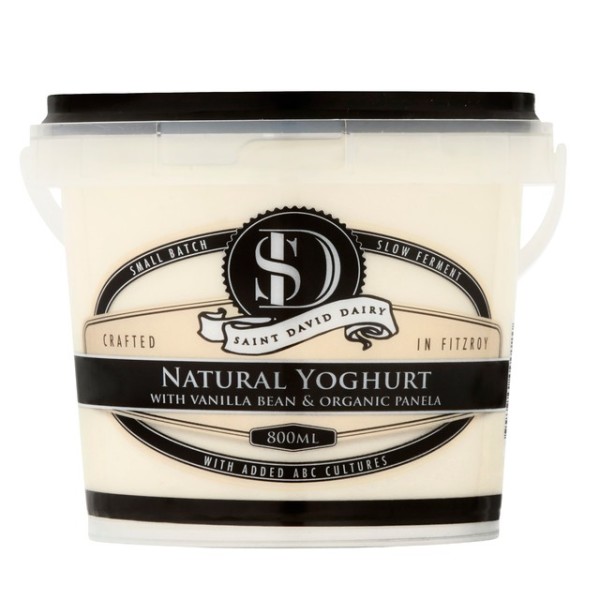Yoghurt Natural w/ Org Panela & Vanilla Bean 800ml