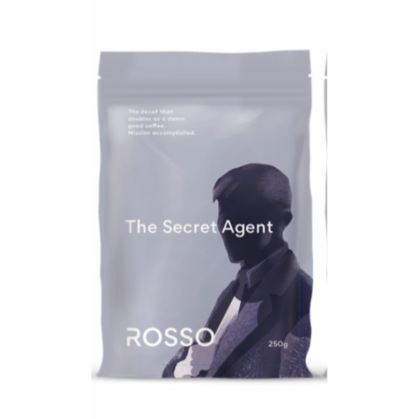 Decaf GROUND 1Kg - The Secret Agent -Resealable Bag