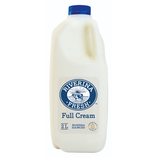 Riverina Fresh Milk Full Cream 2L