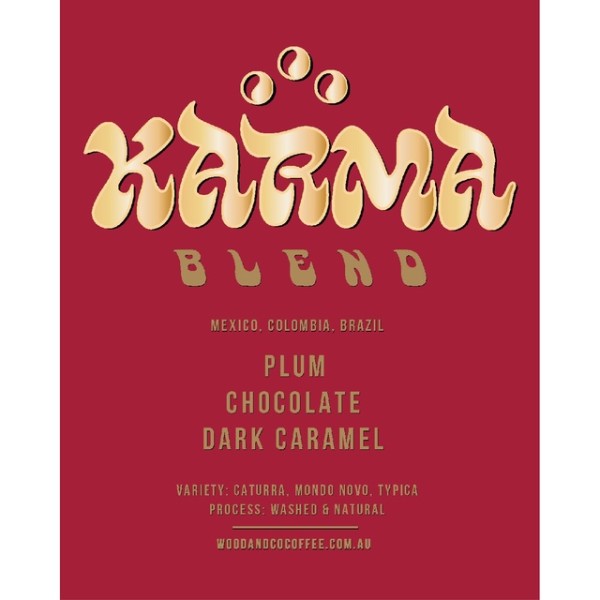 KARMA, Seasonal Blend 1kg_image_Wood and Co Coffee™_order now