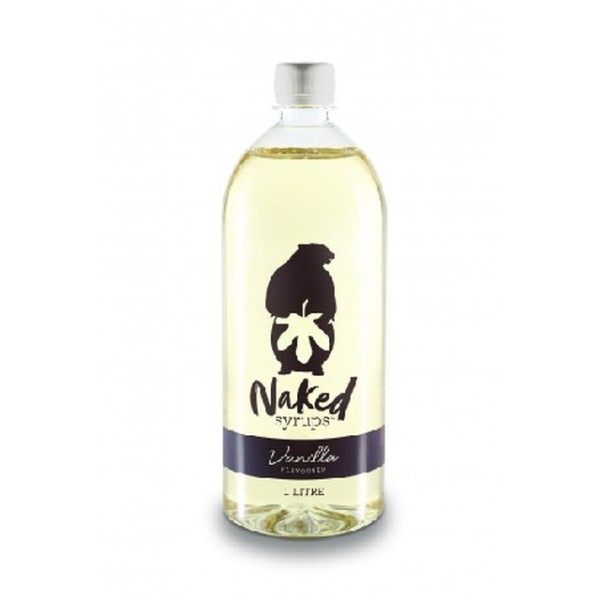 1Lt Bottle Naked Syrup Vanilla 