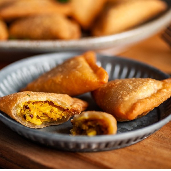 Samosa - Pumpkin & Almond (VEGAN)- 40 pieces finger food_image_Food For Fingers_order now