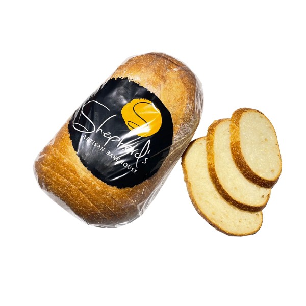 14C - White Ciabatta Sourdough 1.2kg - 14MM CUT IN CLEAR BAG_image_Patricks Continental Breads_order now