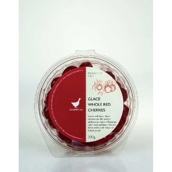 TEI Whole Glace Red Cherries 200g