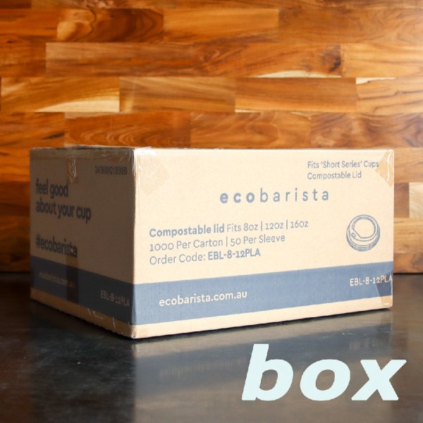 Lid for 8oz/12oz/16oz (BOX) EcoBarista
