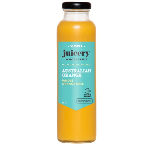 Simple Juicery Australian Orange 12x325ml