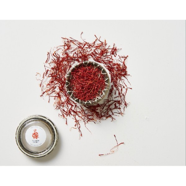 Premium Saffron Threads 1g Persian Patterned Tin_image_Saffron and More_order now