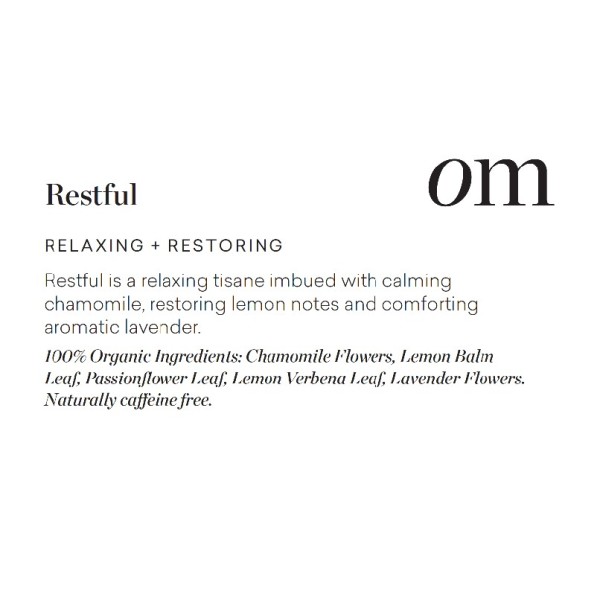 Restful Tea - Shelf Talker_image_Organic Merchant_order now