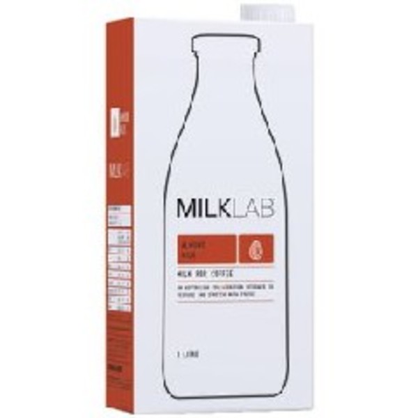 1L x 8 Milk Lab Almond Milk  