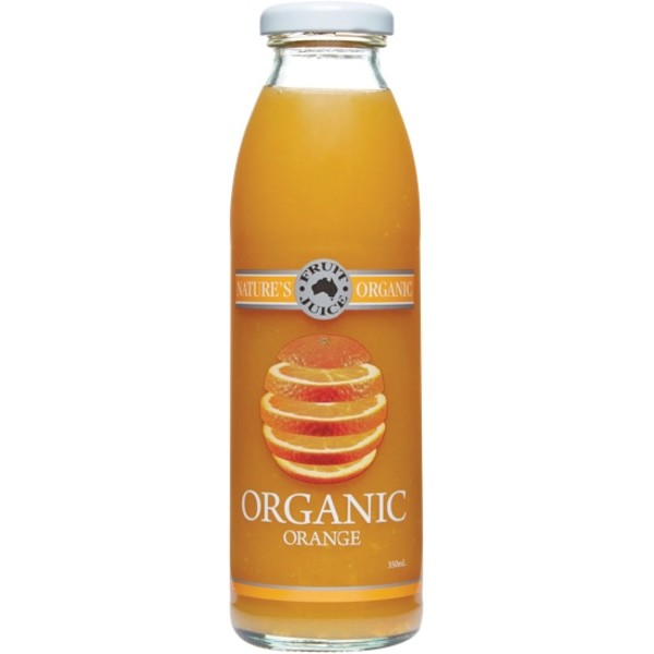 Natures Organic Orange 350ml (12)_image_Gold Coast Beverages_order now