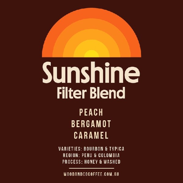 Sunshine Filter Blend 1kg_image_Wood and Co Coffee™_order now