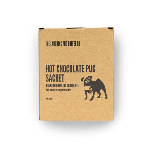 10 Pack Pug's Belgium Hot Chocolate Sachets