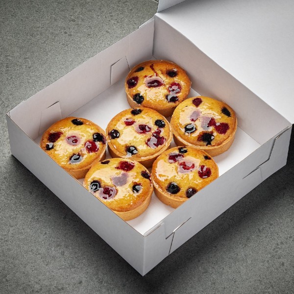 8cm Berry Almond Tarts (Box of 6)_image_Looma's Cakes_order now
