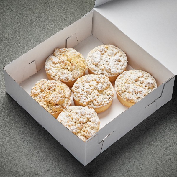 8cm Apple Crumble Tarts (Box of 6)_image_Looma's Cakes_order now