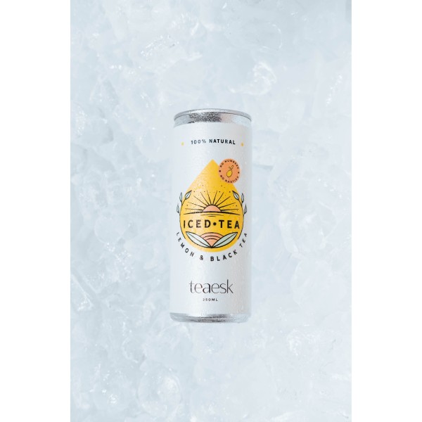 Black tea & Lemon Iced tea - Case of 24_image_Teaesk Beverages_order now
