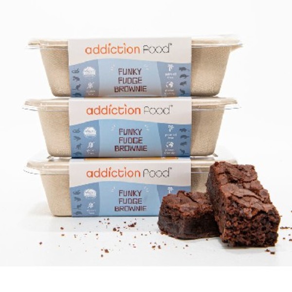 Addiction foods - Funky Fudge Brownie - 120g (Box of 20) GF NF