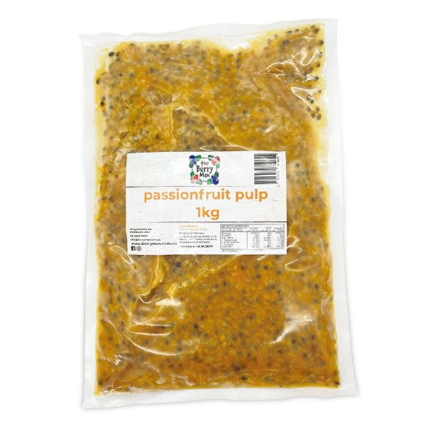 Passionfruit pulp 1kg bag