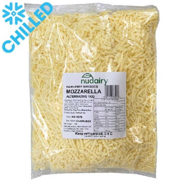 NuDairy - Shredded Dairy-Free Mozzarella - 1kg