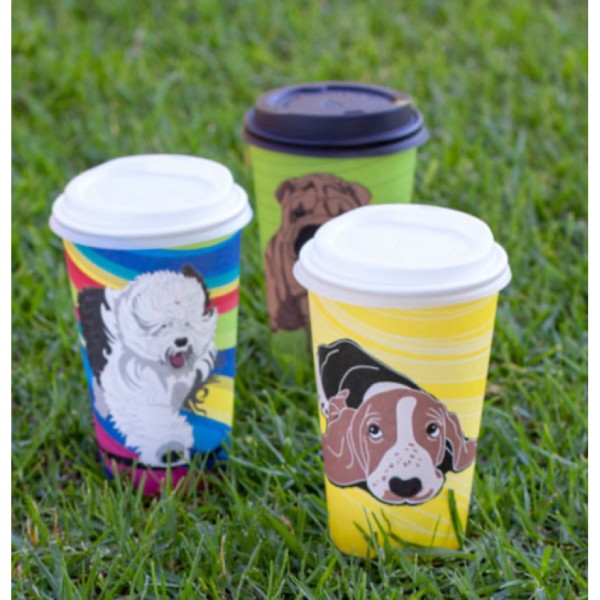 Coffee Cup Double Wall Dog Series 8,12,16oz 500/ctn_image_Core Hospitality Solutions_order now