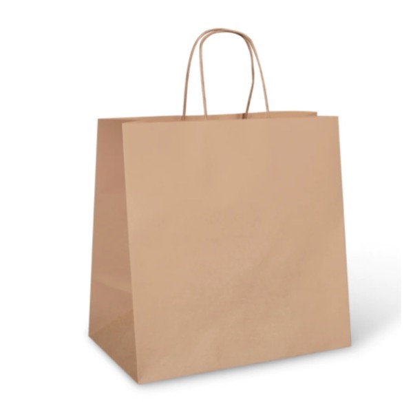 TAM Medium Kraft Carry Bag_image_ES Hospitality. Packaging & Cleaning Supplies_order now