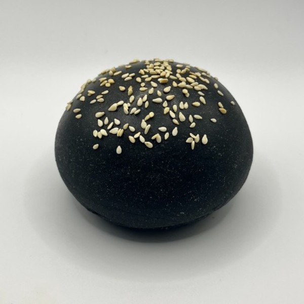 ROUND ROLL CHARCOAL BUN 110MM_image_Premium Bakehaus Pty Ltd_order now